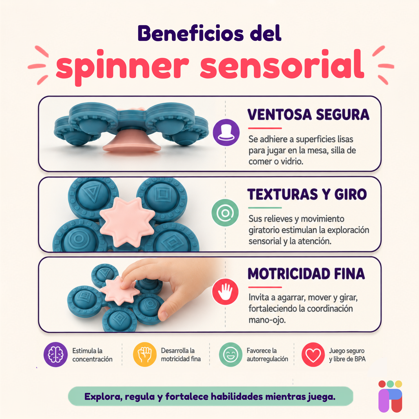 Spinner sensorial